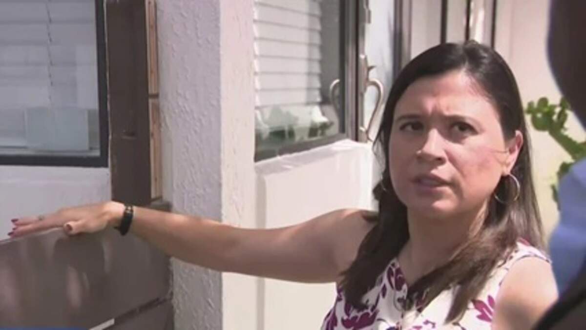 Angelica Martinez, a Little Havana homeowner, says Miami fined her for code violations on work done before she owned the house. Angelica Martinez, a Little Havana homeowner, says Miami fined her for code violations on work done before she owned the house.